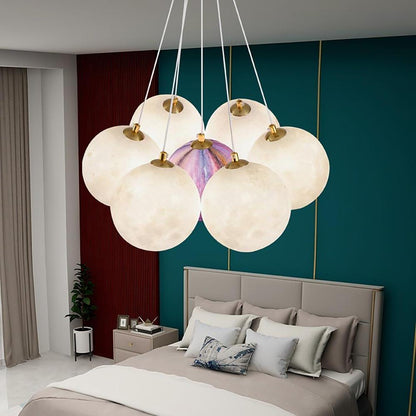 Modern Cluster Globe Chandelier Pendant Light Island Lights Hanging Lamp