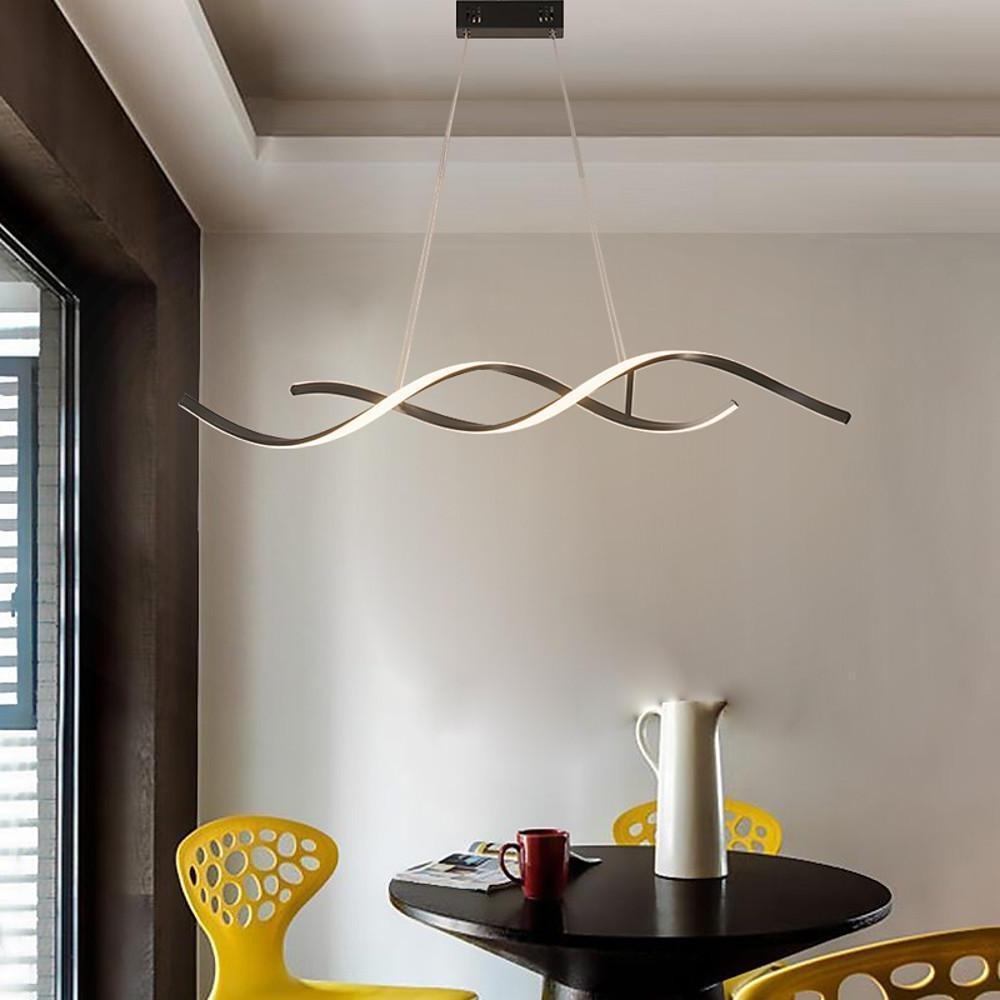 Wave Design Modern Pendant Lighting Minimalist Ceiling Light for Elegant Interiors