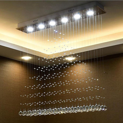 Crystal 5W LED Modern Flush Mount Lighting Chandelier Pendant Light