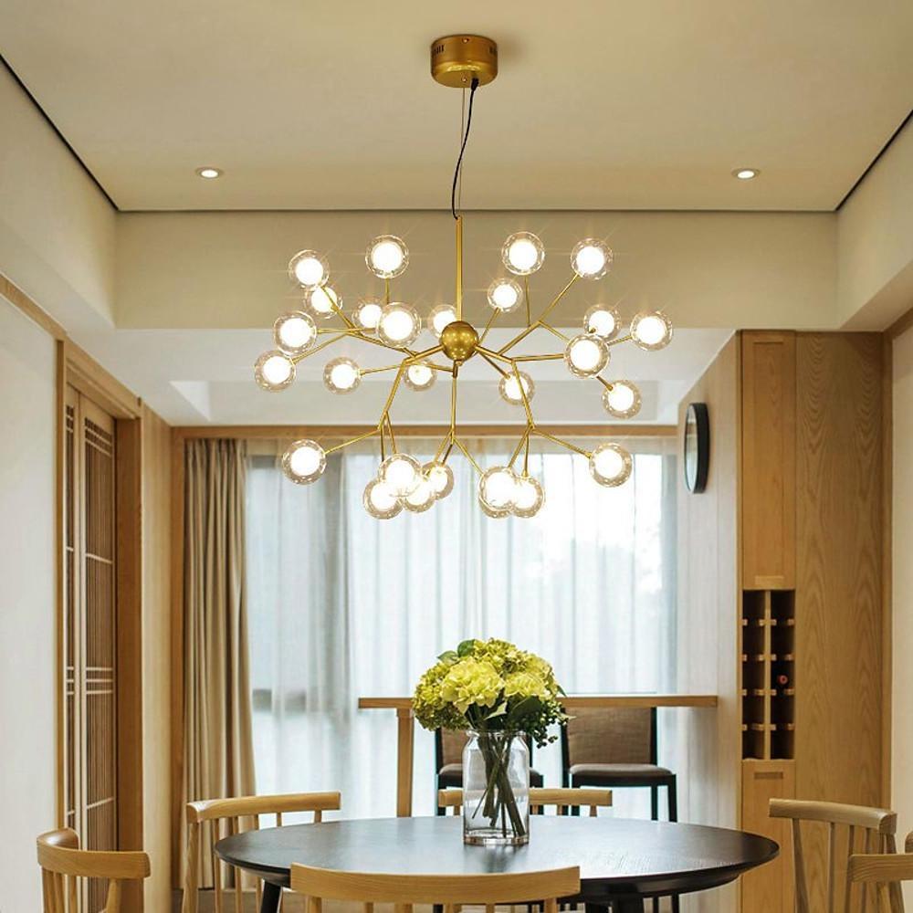 Artistic Branches Glass LED Modern Chandelier Kitchen Pendant Lighting