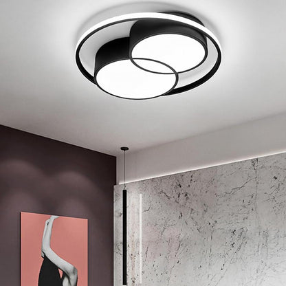 3 Circles Dimmable LED Nordic Ceiling Light Flush Mount Lighting