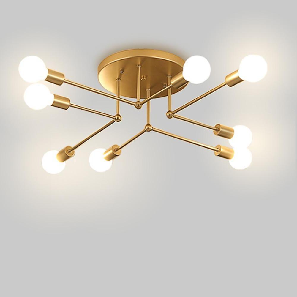 8-light LED Modern Sputnik Chandelier Ceiling Lights Pendent Lighting