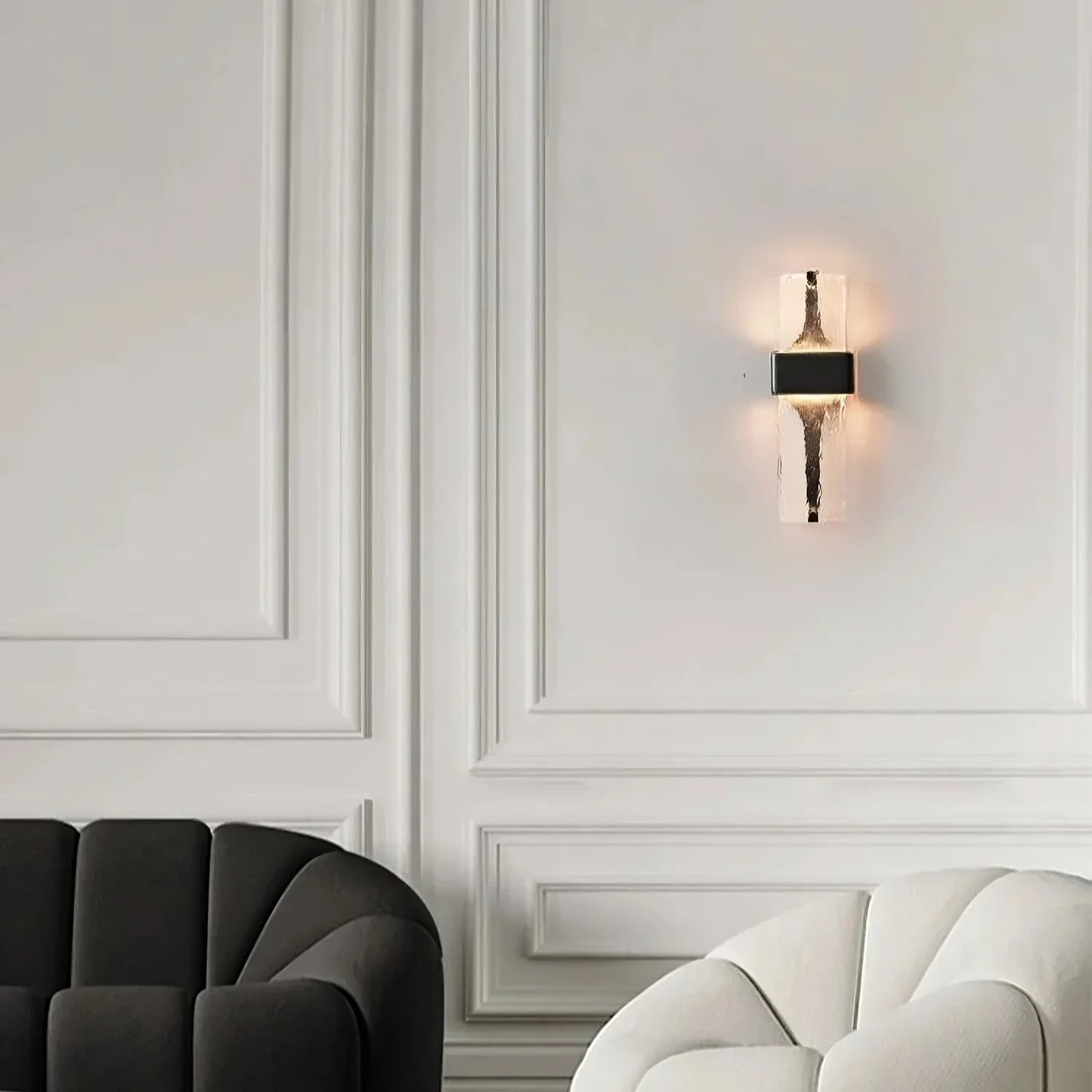 Water Ripple Crystal Wall Sconce