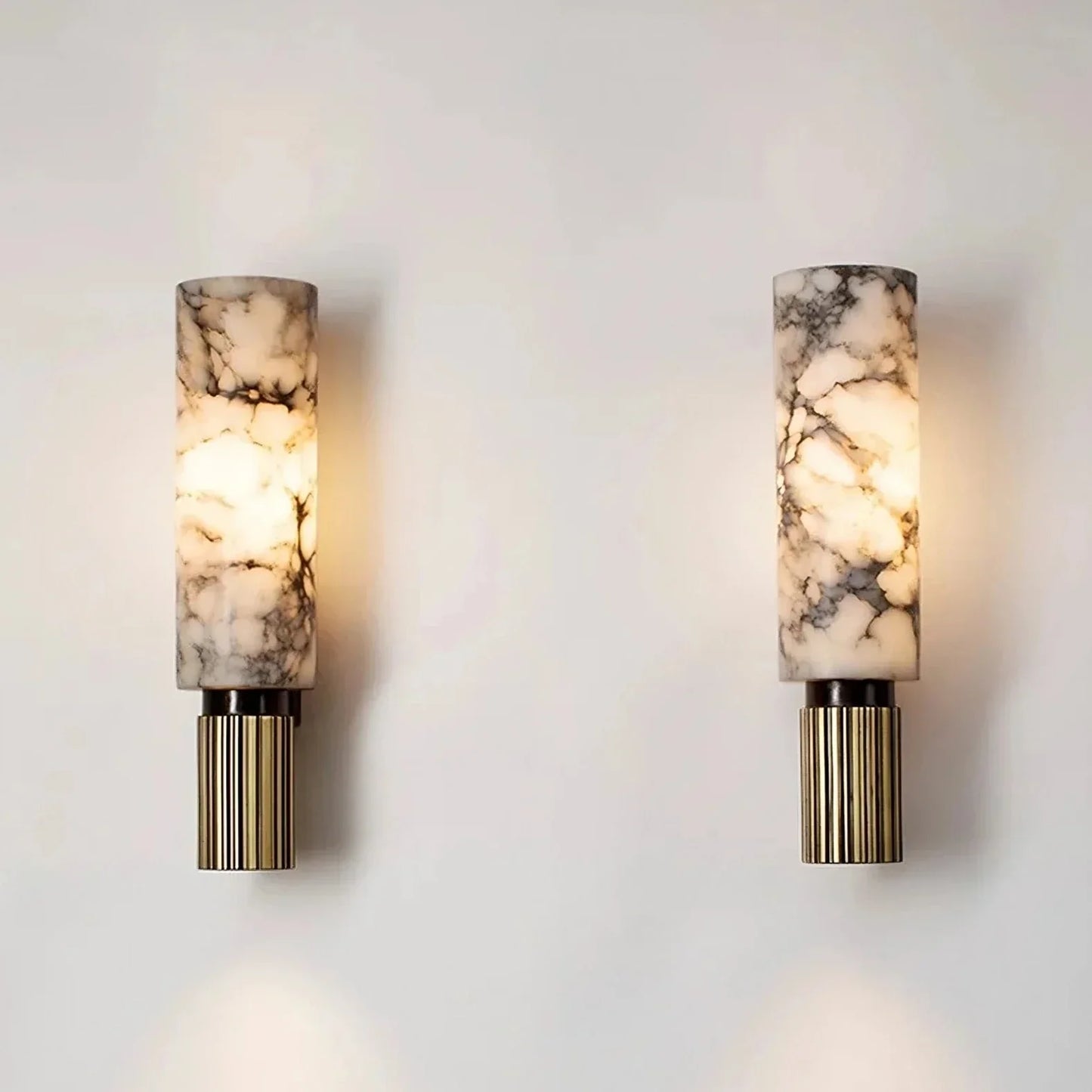 Moonshade Natural Marble Sconce