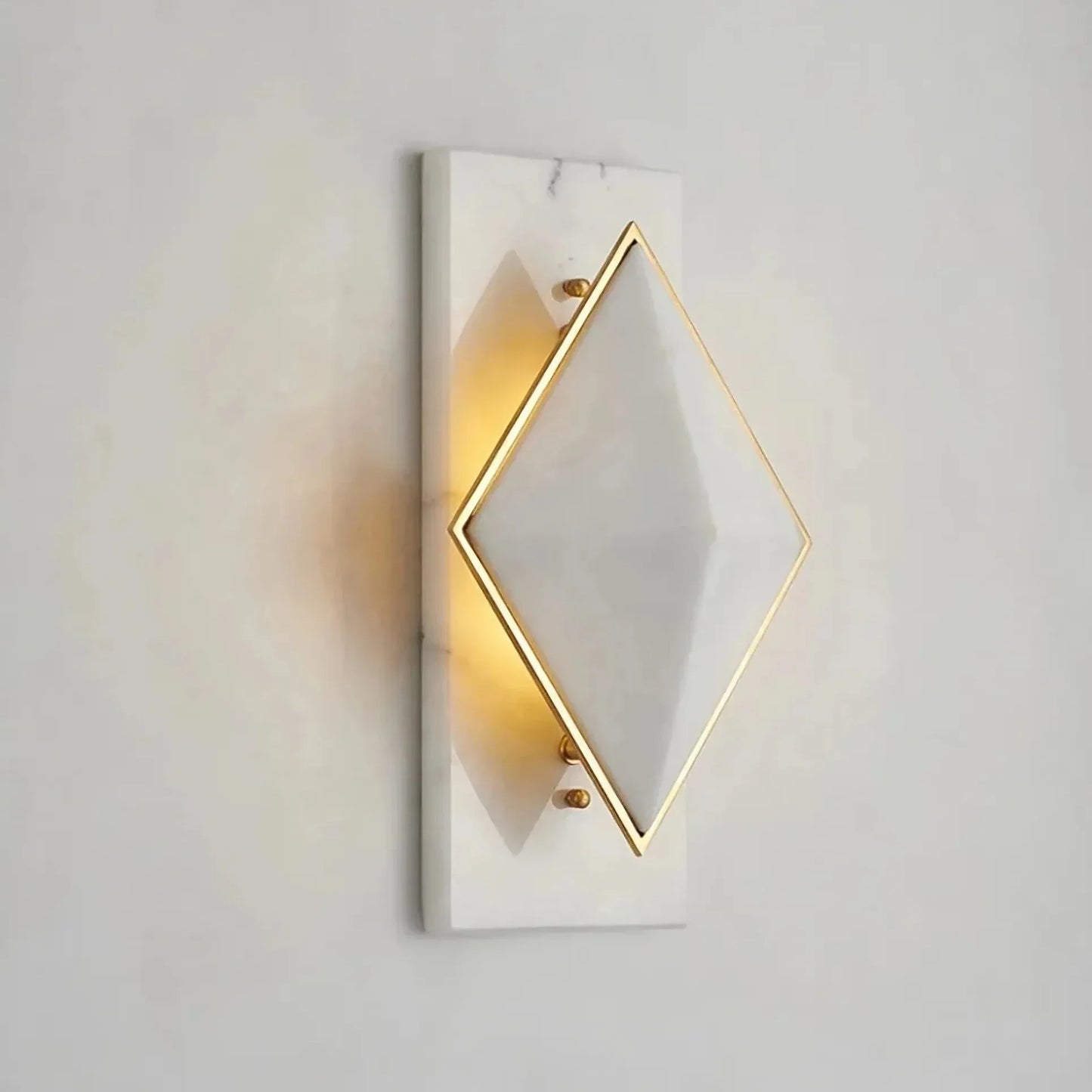 Natural Marble Contemporary Wall Sconce Light