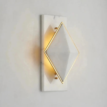 Natural Marble Contemporary Wall Sconce Light