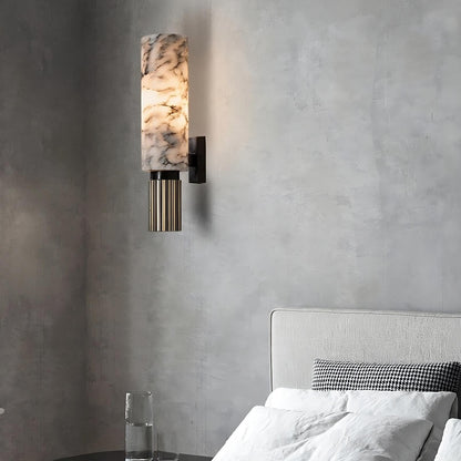 Moonshade Natural Marble Sconce