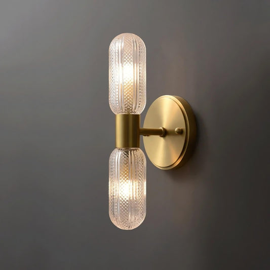 Palermo 12" Brass Wall Light Sconce