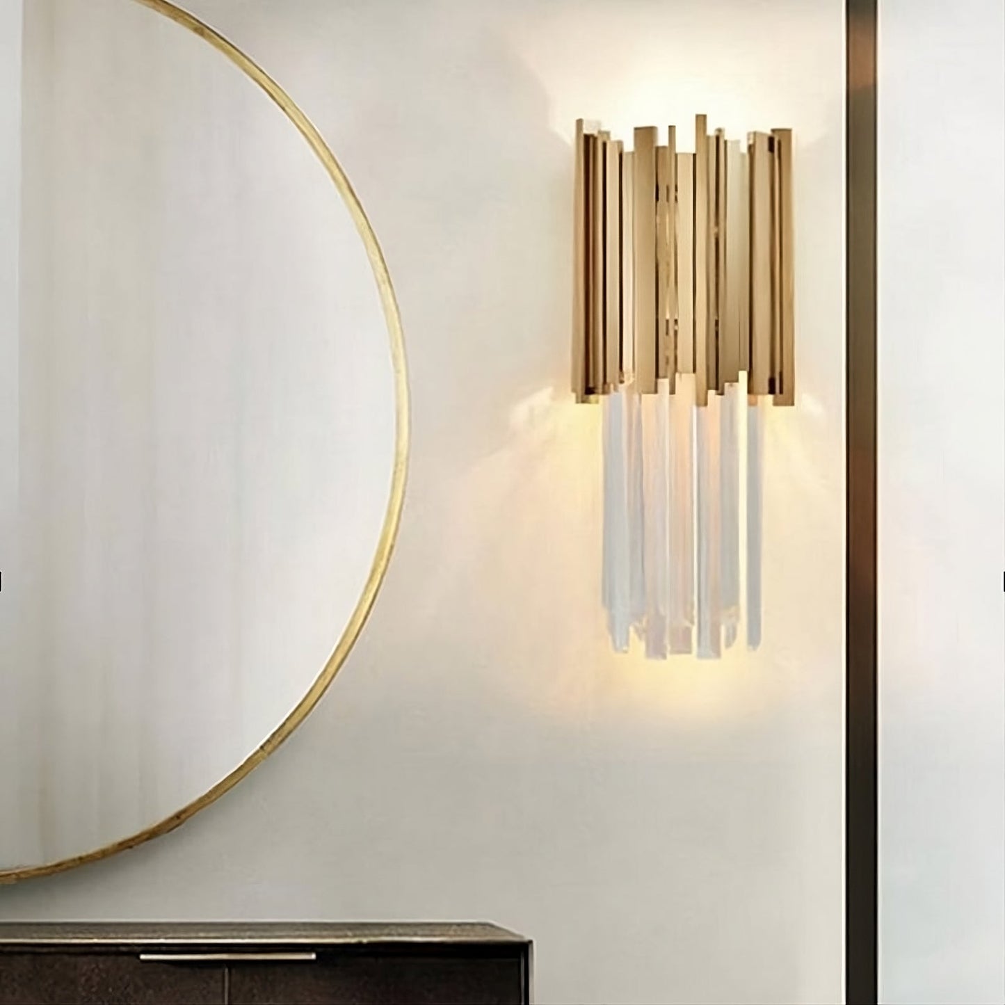 Gio Crystal Wall Sconce