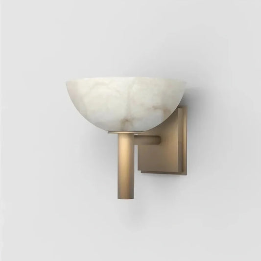 Spanish Marble & Copper Antique Sconce