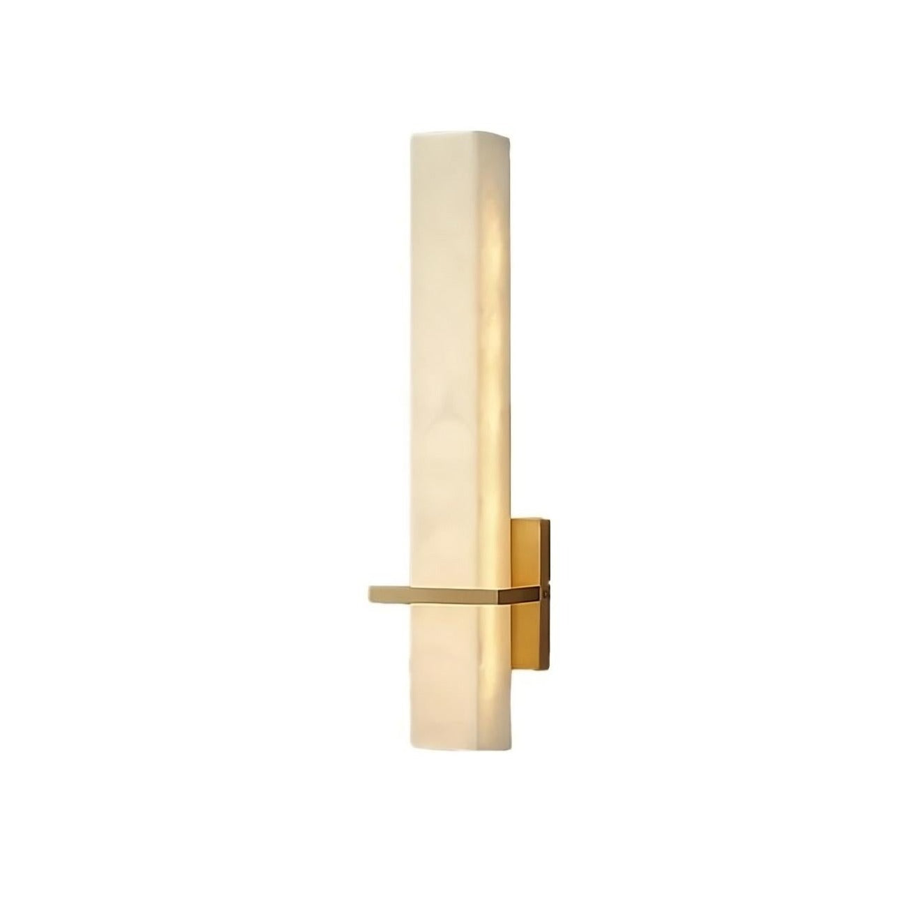 Natural Marble & Brass Wall Sconce