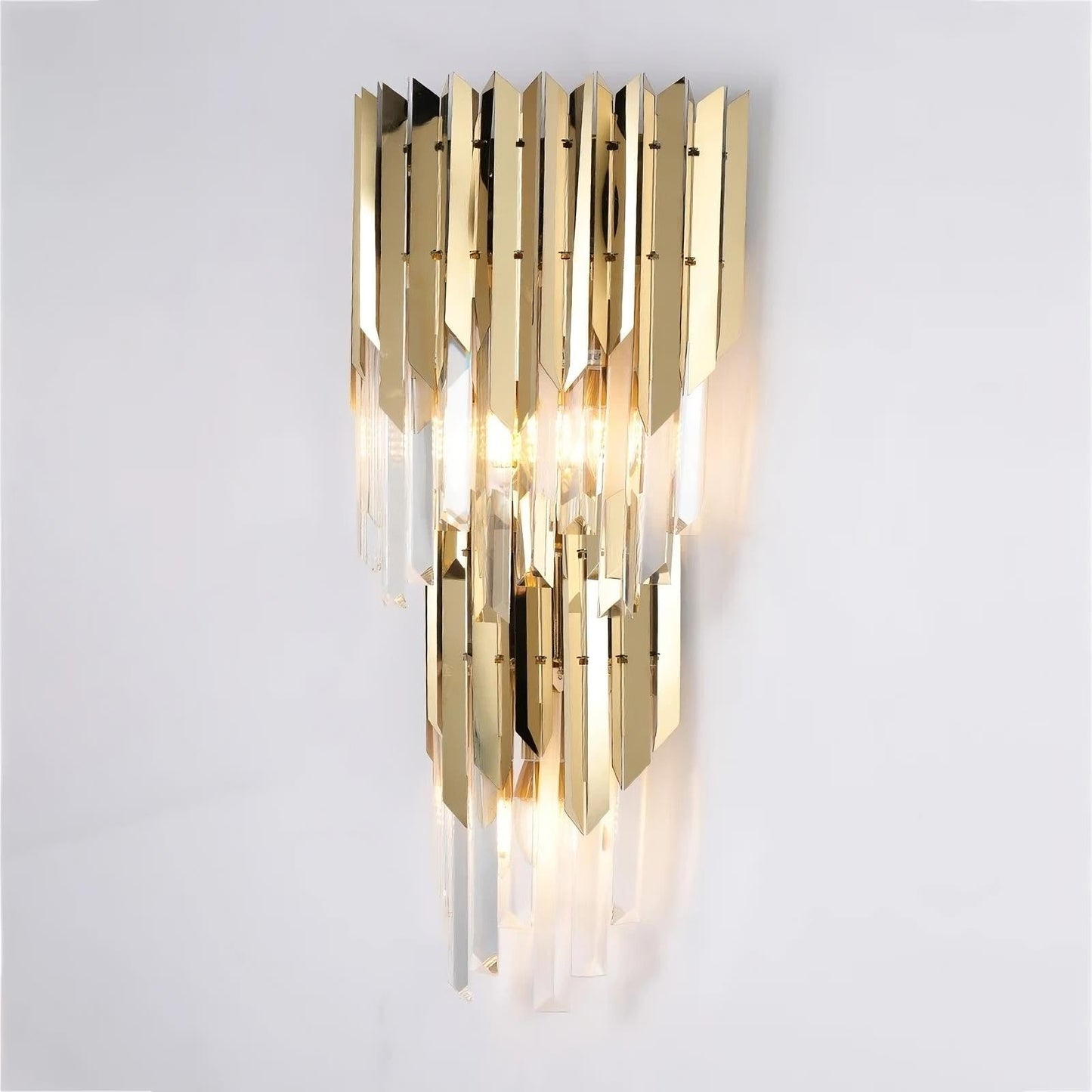 Legance Gold Plated Crystal Wall Sconce