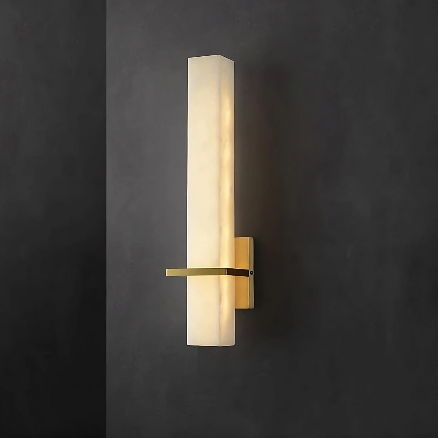 Natural Marble Indoor Sconce