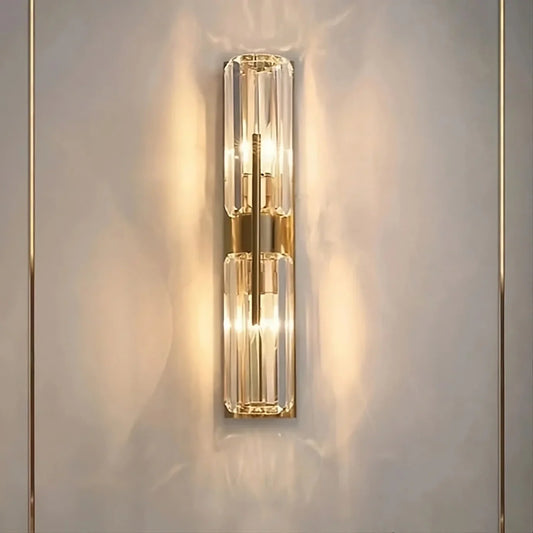 Gio Double Head Crystal Wall Sconce