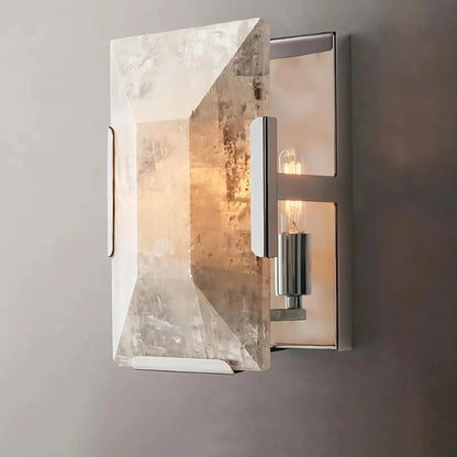 Villano Calcite Crystal Wall Sconce