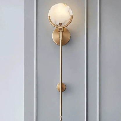 Natural Marble Wall Light Sconce