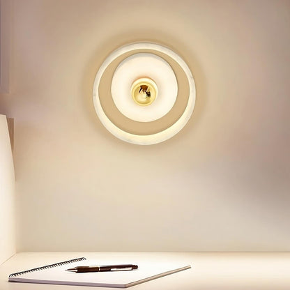 Moonshade Natural Marble Wall Light Fixture