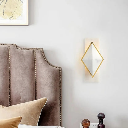 Natural Marble Contemporary Wall Sconce Light