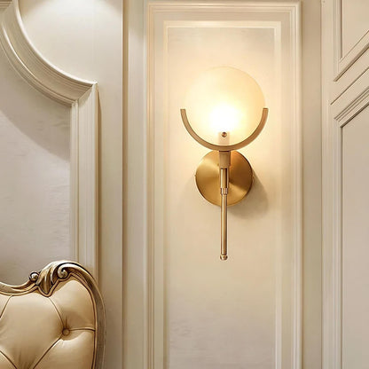 Moonshade Marble Wall Light Sconce