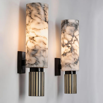 Moonshade Natural Marble Sconce