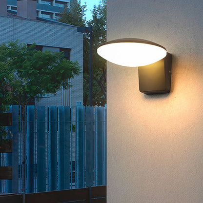 Waterproof Modern Simple Outdoor Solar LED Wall Light for Terrace Balcony