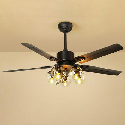 Black Vintage Overhead fixture Ceiling Fan