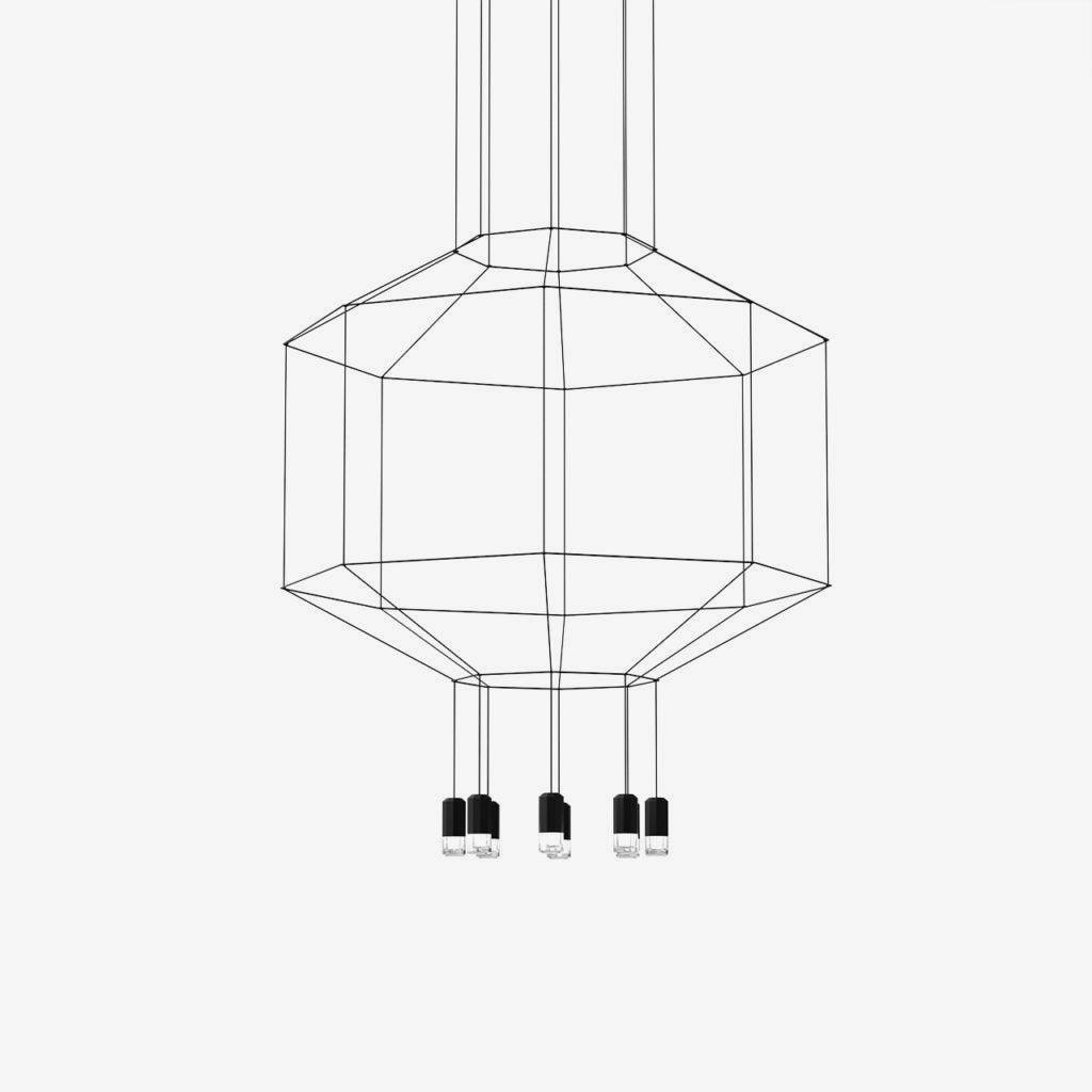 Geometric Lines Droplight Pendant Lamp