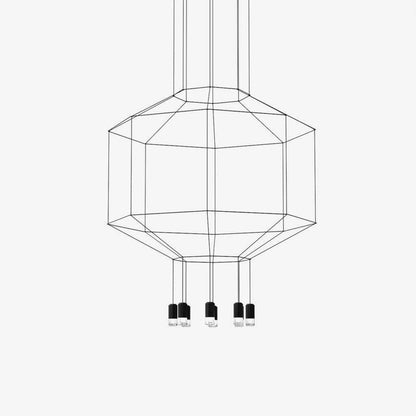 Geometric Lines Droplight Pendant Lamp