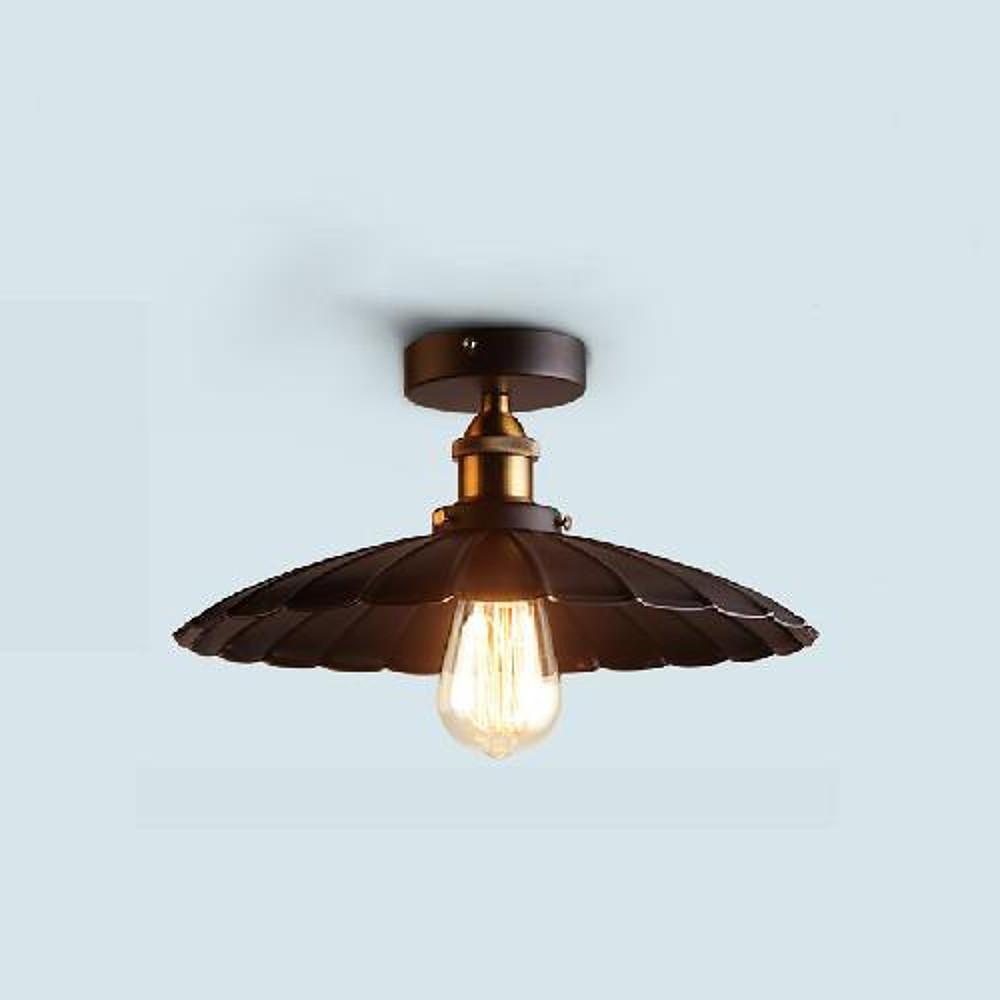 Circular Teardrop Pendant Light Industrial Hallway Lighting LED Ceiling Light