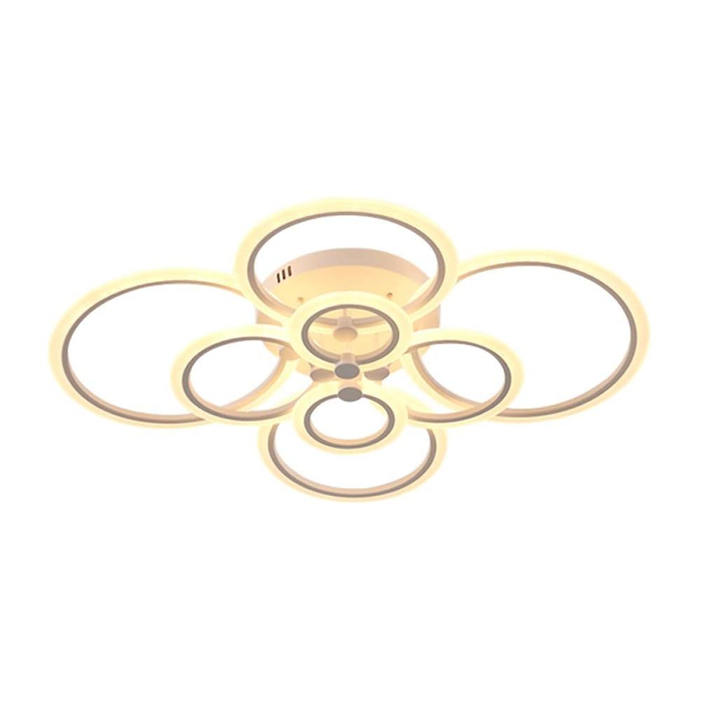 Elegant Semi Flush Mount Ceiling Lights with Unique Overlapping Rings