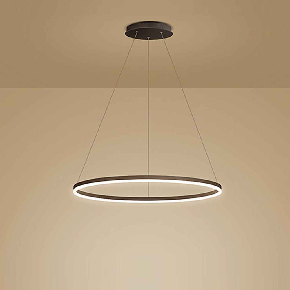 Circle LED Modern Chandelier Pendant Light Hanging Lamp Island Lights