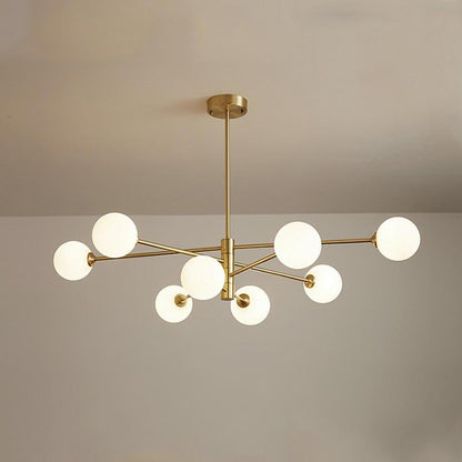 Industrial Modern Cluster Globe Geometric Pendant Light Ceiling Light