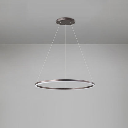 Circle LED Modern Chandelier Pendant Light Hanging Lamp Island Lights