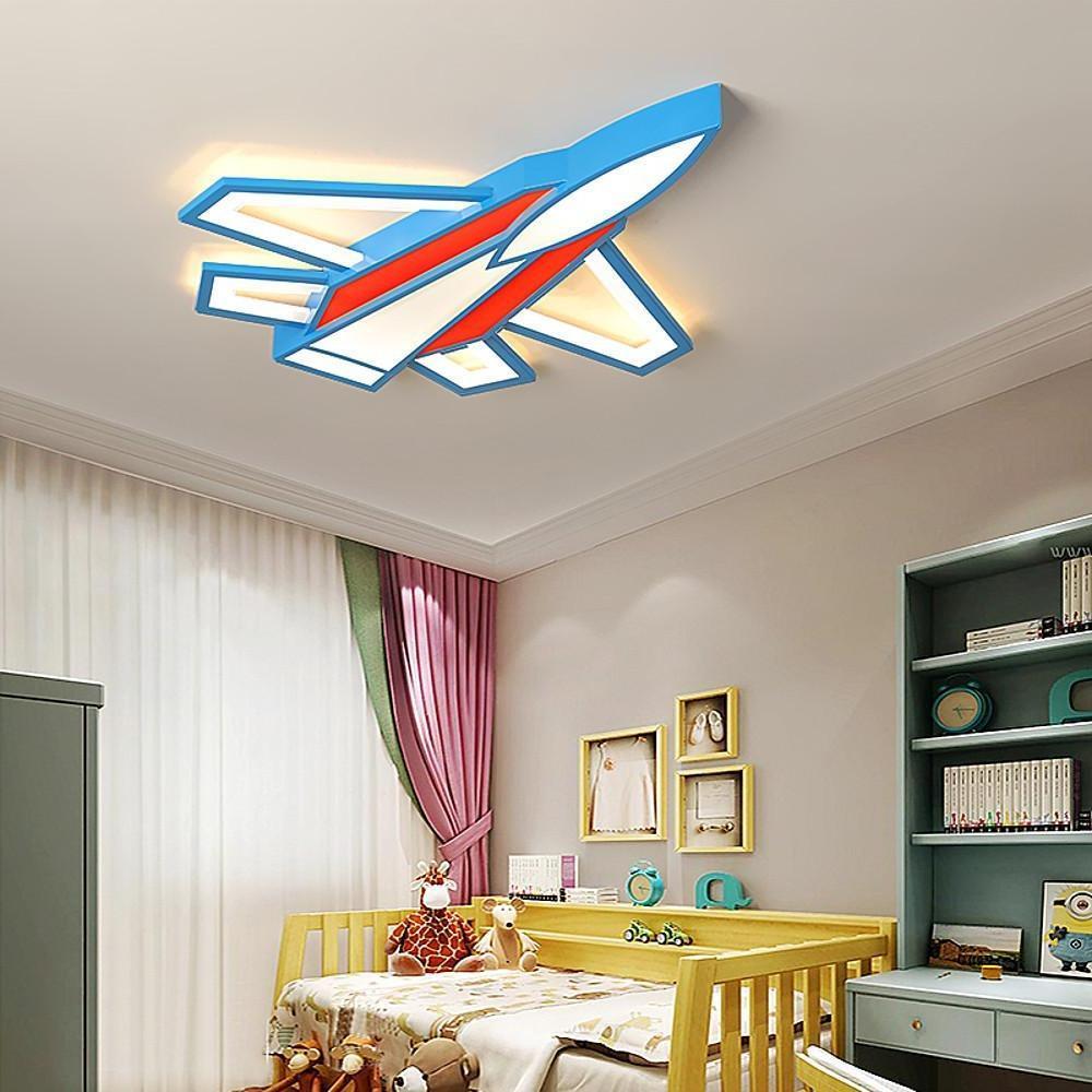 Cartoon Airplane LED Modern Ceiling Lights Flush Mount Lighting Ceiling Lamp