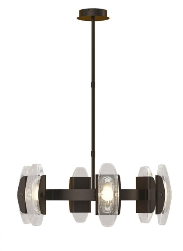 Medium Chandelier, 6-Light, LED, Plated Dark Bronze, 30"W (700WYT6MPZ-LED927 70PGJF5)