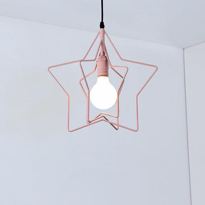 Multiple Star Shaped LED Modern Pendant Light Hanging Lamp Island Lights