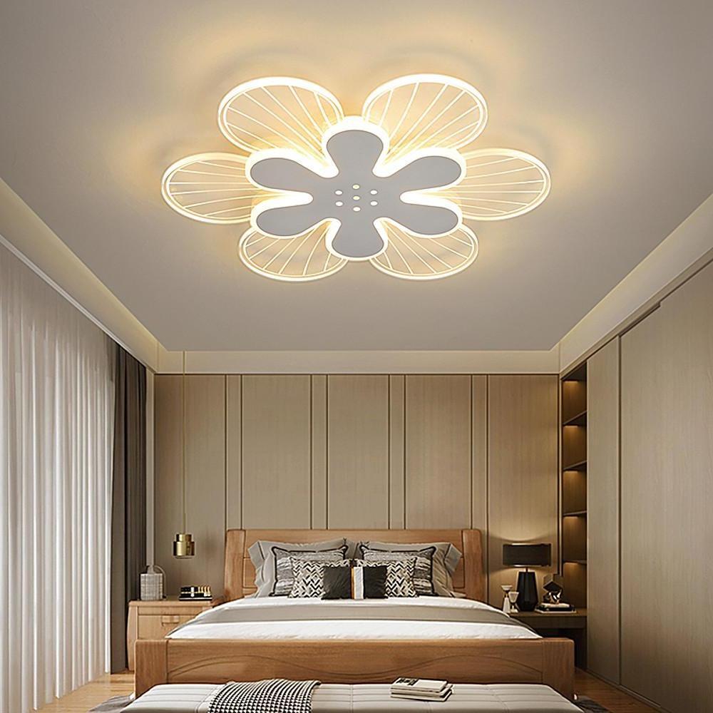 Novelty Stylish Flower LED Flush Mount Ceiling Light for Bedroom