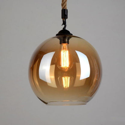 Electroplated Glass Globe Design LED Modern Pendant Lighting Chandeliers