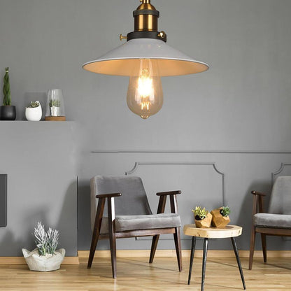 Adjustable Industrial Metal Stylish Cone-Shaped Pendant Lighting