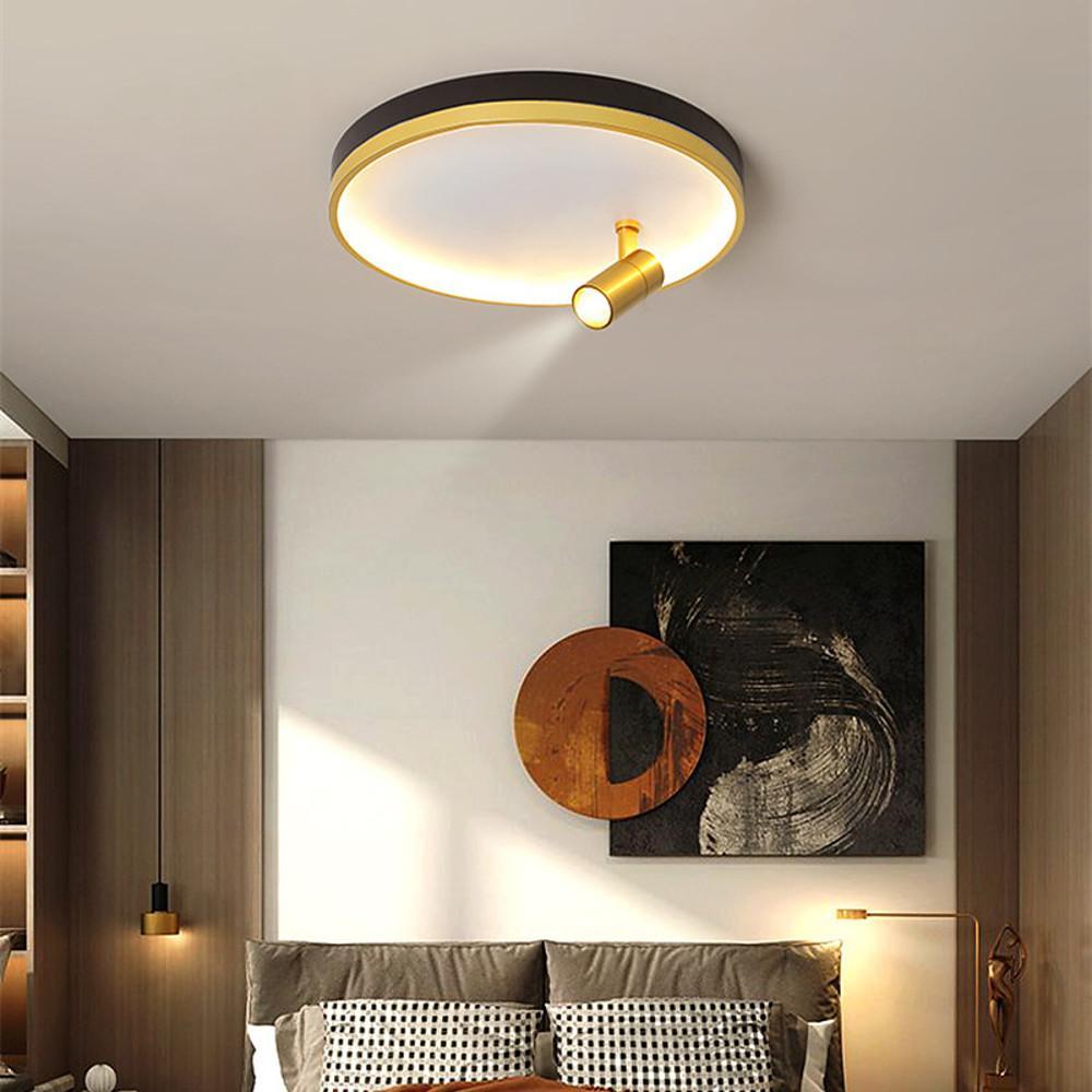 Round Dimmable LED Modern Ceiling Lights Flush Mount Lighting Ceiling Lamp