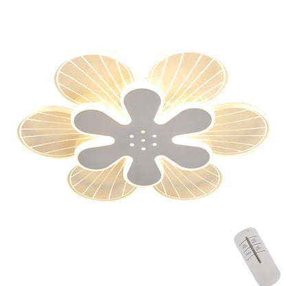 Novelty Stylish Flower LED Flush Mount Ceiling Light for Bedroom