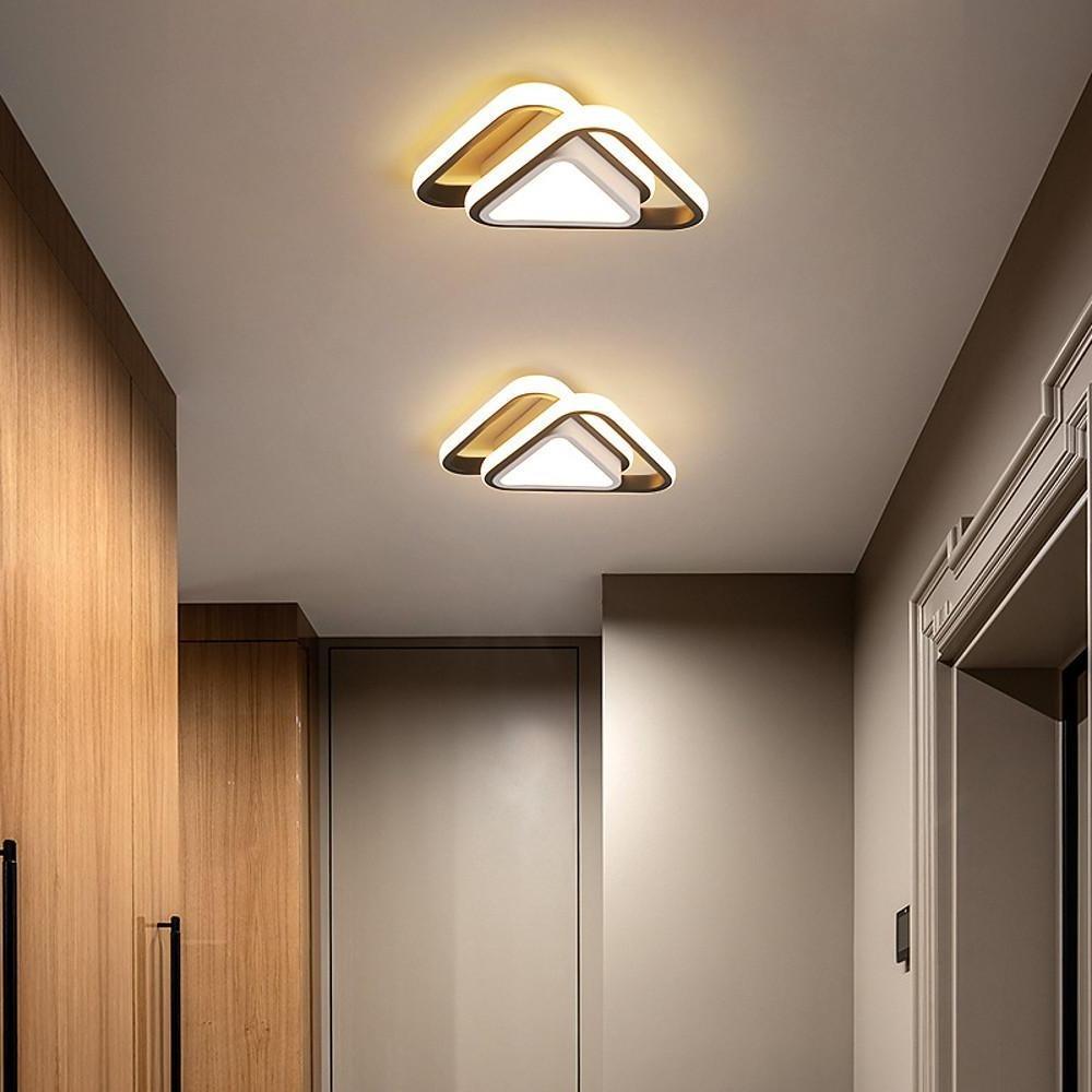 Multi Triangular Unique Kitchen Flush Mount Lighting Geometric LED Ceiling Lights