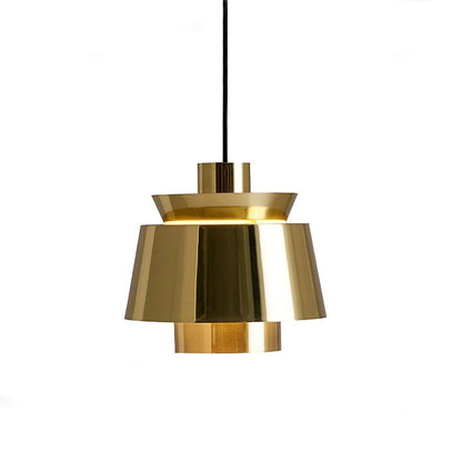 Creative Cylindrical Electroplated Metal LED Modern Pendant Lighting