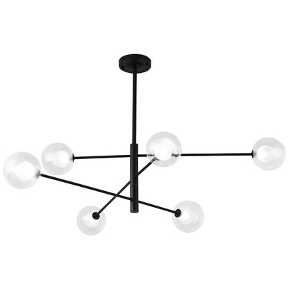 Linear Sputnik Chandelier Black Living Room Chandelier Ceiling Lights